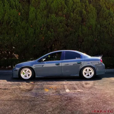Street Aero Cross Faded Side Skirt Splitter Set Dodge Neon SRT4 2003-2005 - s-ssa-dge-005-cf-s75.5