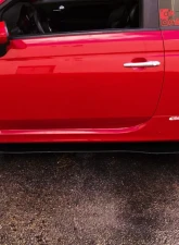 Street Aero Cross Faded Side Skirt Splitter Set Fiat Abarth 500 2012-2019                                     - s-ssa-fia-001-cf-s63.5 - Image 9