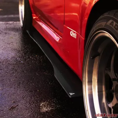 Street Aero Cross Faded Side Skirt Splitter Set Fiat Abarth 500 2012-2019 - s-ssa-fia-001-cf-s63.5