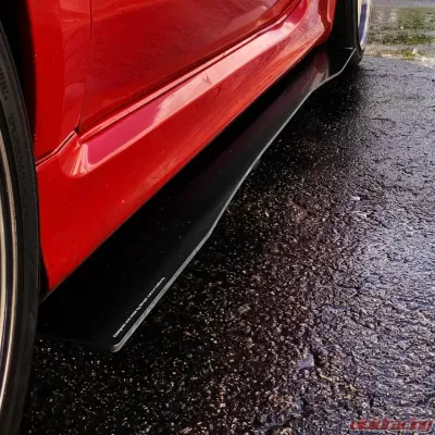 Street Aero Cross Faded Side Skirt Splitter Set Fiat Abarth 500 2012-2019 - s-ssa-fia-001-cf-s63.5