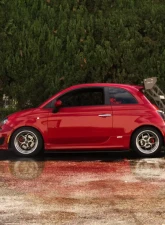 Street Aero Cross Faded Side Skirt Splitter Set Fiat Abarth 500 2012-2019                                     - s-ssa-fia-001-cf-s63.5 - Image 8
