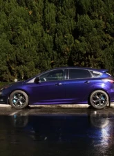 Street Aero Cross Faded Side Skirt Splitter Set Ford Focus ST Hatchback 2015-2018                                     - s-ssa-frd-003-cf-s75 - Image 8