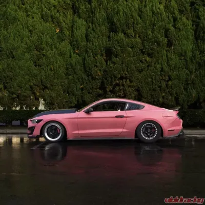 Street Aero Cross Faded Side Skirt Splitter Set Ford Mustang 2015-2017 - s-ssa-frd-007-cf-s75.5