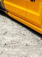 Street Aero Cross Faded Side Skirt Splitter Set Ford Mustang 2005-2009                                     - s-ssa-frd-009-cf-s75 - Image 11