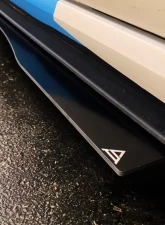 Street Aero Cross Faded Side Skirt Splitter Set Ford Mustang Roush 2013-2014                                     - s-ssa-frd-010-cf-s75 - Image 11