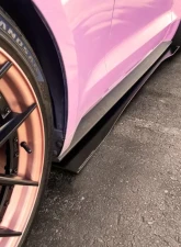 Street Aero Cross Faded Side Skirt Splitter Set Ford Mustang GT | EcoBoost 2018+                                     - s-ssa-frd-011-cf-s75 - Image 12