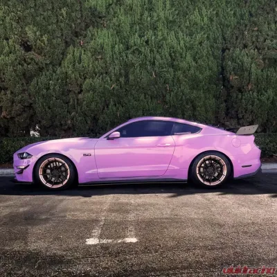 Street Aero Cross Faded Side Skirt Splitter Set Ford Mustang GT | EcoBoost 2018+ - s-ssa-frd-011-cf-s75