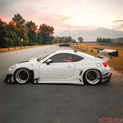 Street Aero Cross Faded Side Skirt Splitter Set FRS | BRZ | GT86 2013-2020 - s-ssa-frs-001-cf-s72.5
