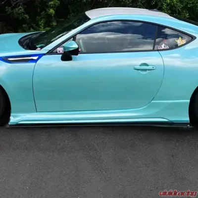 Street Aero Cross Faded Side Skirt Splitter Set FRS | BRZ | GT86 2013-2020 - s-ssa-frs-002-cf-s73.5