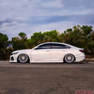 Street Aero Cross Faded Side Skirt Splitter Set Honda Accord Sedan 2018-2022 - s-ssa-hon-003-cf-s80.5