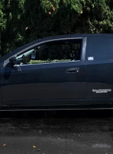 Street Aero Cross Faded Side Skirt Splitter Set Honda Civic SI 2002-2005                                     - s-ssa-hon-005-cf-s72 - Image 9