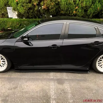 Street Aero Cross Faded Side Skirt Splitter Set Honda Civic LX Sedan 2016-2021 - s-ssa-hon-009-cf-s76