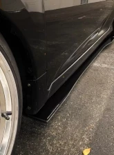 Street Aero Cross Faded Side Skirt Splitter Set Honda Civic LX Sedan 2016-2021                                     - s-ssa-hon-009-cf-s76 - Image 12