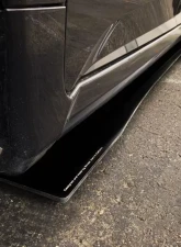 Street Aero Cross Faded Side Skirt Splitter Set Honda Civic LX Sedan 2016-2021                                     - s-ssa-hon-009-cf-s76 - Image 13