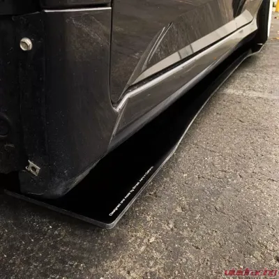 Street Aero Cross Faded Side Skirt Splitter Set Honda Civic LX Sedan 2016-2021 - s-ssa-hon-009-cf-s76