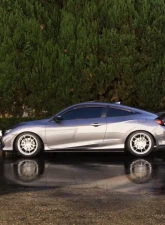 Street Aero Cross Faded Side Skirt Splitter Set Honda Civic SI Coupe 2016-2020                                     - s-ssa-hon-011-cf-s75.5 - Image 8