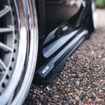 Street Aero Cross Faded Side Skirt Splitter Set Honda Civic Type-R 2017-2021 - s-ssa-hon-013-cf-s76