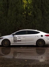 Street Aero Cross Faded Side Skirt Splitter Set Hyundai Elantra Sport 2017-2020                                     - s-ssa-hyn-001-cf-s78 - Image 8