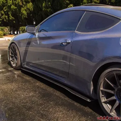 Street Aero Cross Faded Side Skirt Splitter Set Hyundai Genesis Coupe 2009-2012 - s-ssa-hyn-002-cf-s81
