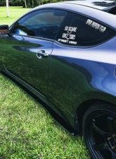 Street Aero Cross Faded Side Skirt Splitter Set Hyundai Genesis Coupe (BK2) 2013-2016                                     - s-ssa-hyn-003-cf-s81 - Image 10