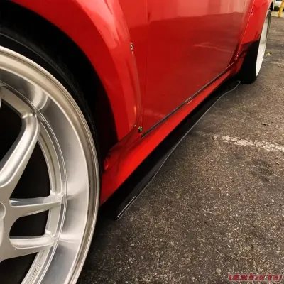 Street Aero Cross Faded Side Skirt Splitter Set Infiniti G35 Coupe 2003-2006 - s-ssa-inf-001-cf-s82