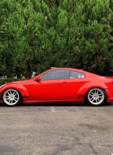 Street Aero Cross Faded Side Skirt Splitter Set Infiniti G35 Coupe 2003-2006                                     - s-ssa-inf-001-cf-s82 - Image 8