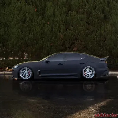 Street Aero Cross Faded Side Skirt Splitter Set Kia Stinger GT 2018-2023 - s-ssa-kia-003-cf-s85