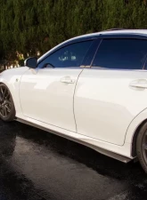 Street Aero Cross Faded Side Skirt Splitter Set Lexus GS350 2013-2020                                     - s-ssa-lex-001-cf-s82 - Image 9