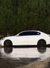 Street Aero Cross Faded Side Skirt Splitter Set Lexus GS350 2013-2020                                     - s-ssa-lex-001-cf-s82 - Image 8