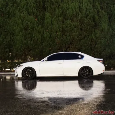 Street Aero Cross Faded Side Skirt Splitter Set Lexus GS350 2013-2020 - s-ssa-lex-001-cf-s82