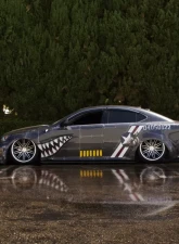Street Aero Cross Faded Side Skirt Splitter Set Lexus IS250 2006-2013                                     - s-ssa-lex-002-cf-s79 - Image 8