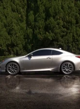 Street Aero Cross Faded Side Skirt Splitter Set Lexus RC200T 2016-2017                                     - s-ssa-lex-005-cf-s77 - Image 8