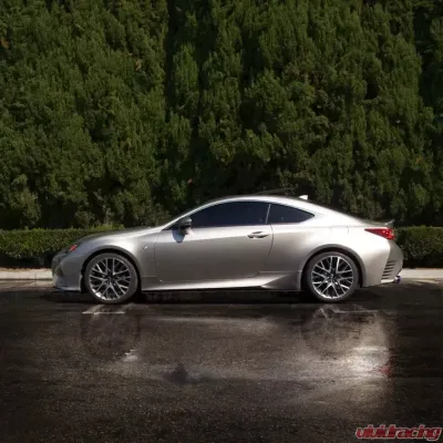 Street Aero Cross Faded Side Skirt Splitter Set Lexus RC200T 2016-2017 - s-ssa-lex-005-cf-s77