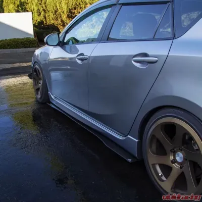 Street Aero Cross Faded Side Skirt Splitter Set Mazda 3 2010-2013 - s-ssa-maz-003-cf-s74