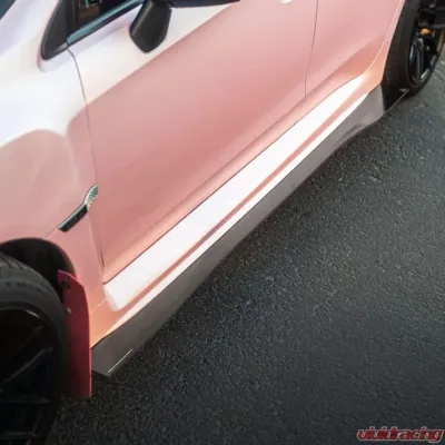 Street Aero Cross Faded Side Skirt Splitter Set Subaru WRX 2015-2021 - s-ssa-sub-004-cf-s75