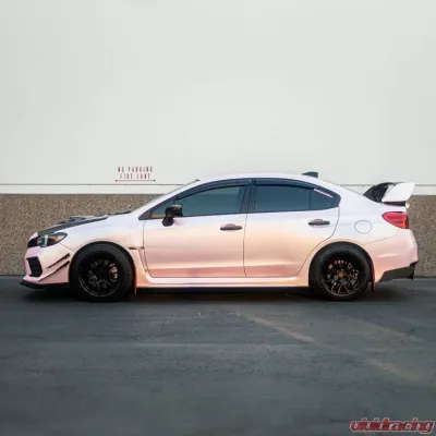 Street Aero Cross Faded Side Skirt Splitter Set Subaru WRX 2015-2021 - s-ssa-sub-004-cf-s75
