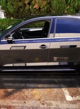 Street Aero Cross Faded Side Skirt Splitter Set Volkswagen Jetta GLI 2011-2014                                     - s-ssa-vol-001-cf-s75 - Image 9