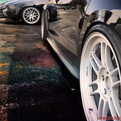 Street Aero Cross Faded Side Skirt Splitter Set Volkswagen Jetta GLI 2011-2014 - s-ssa-vol-001-cf-s75