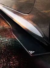 Street Aero Cross Faded Side Skirt Splitter Set Volkswagen Jetta GLI 2011-2014                                     - s-ssa-vol-001-cf-s75 - Image 11