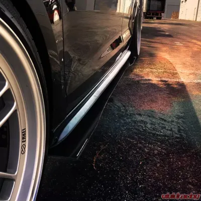 Street Aero Cross Faded Side Skirt Splitter Set Volkswagen Jetta GLI 2011-2014 - s-ssa-vol-001-cf-s75