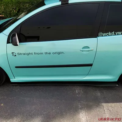 Street Aero Cross Faded Side Skirt Splitter Set Volkswagen Golf MK5 (3 Door) 2004-2009 - s-ssa-vol-003-cf-s73