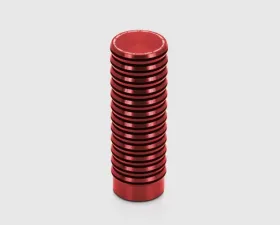 Street Aero Red Groovy Weighted Shift Knob