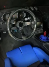 Street Aero Full Carbon Fiber Steering Wheel                                     - ssw1021 - Image 5