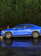 Street Aero Cross Faded Side Skirt Splitter Set Subaru WRX 2022-2024                                     - s-ssa-sub-006-cf-s76 - Image 8