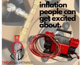 Thor's Lightning Air Systems Bolt True Dual Air Compressor