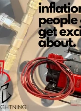 Thor's Lightning Air Systems Bolt True Dual Air Compressor                                     - BOLT001 - Image 2
