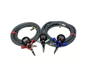 Thor's Lightning Air Systems Fullsize 4 Tire Air System Candy Red Hammer Man TL Lock-On Air Chucks