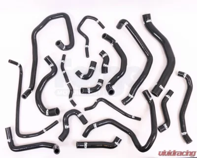 Forge Motorsport Silicone Coolant Hose Kit w/ Hose Clamp Kit Volkswagen Golf | GTi 2.0 MK7 - FMKCMK7-BLA-HC