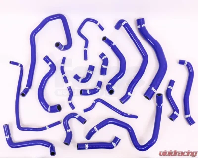 Forge Motorsport Silicone Coolant Hose Kit w/ Hose Clamp Kit Volkswagen Golf | GTi 2.0 MK7 - FMKCMK7-BLU-HC