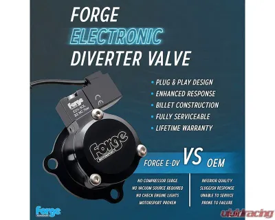 Forge Motorsports Atmospheric Dump Valve Audi | Cupra | Seat | Skoda | Volkswagen 1.8 | 2.0 TSI 2004+ - FMEDV103A